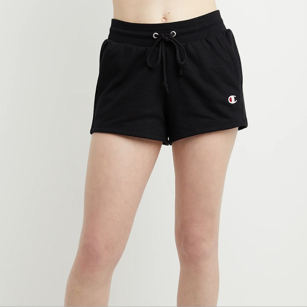 Champion Reverse‎ Weave Athletic Shorts Women's Size S Black